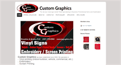 Desktop Screenshot of customgraphics.biz
